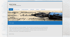 Desktop Screenshot of janetcarney.com